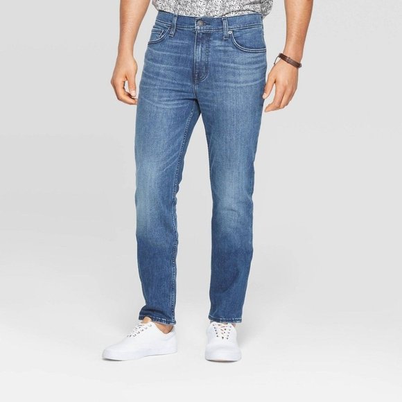 Men's 30 Slim Fit Jeans - Goodfellow & Co Blue 40x30 - Picture 1 of 8